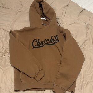 Brown Churchill hoodie